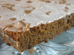 Spice Cake with Lemon-Drizzle Icing